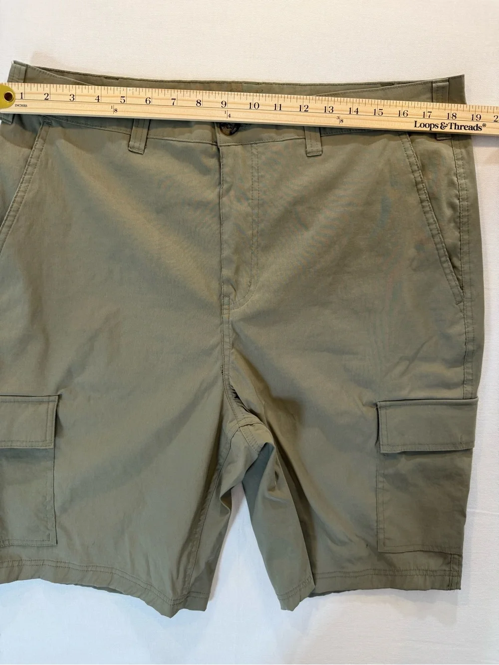 Eddie Bauer Olive Cargo Shorts